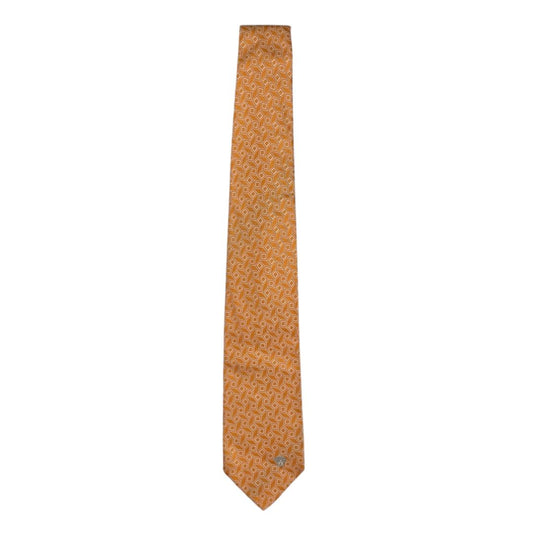 Corbata  VERSACE  Color Naranja Talle Unico