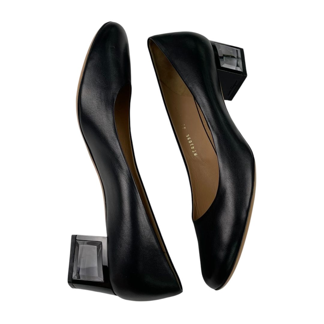 Zapato Taco Bajo FERRAGAMO Color Negro Talle 40