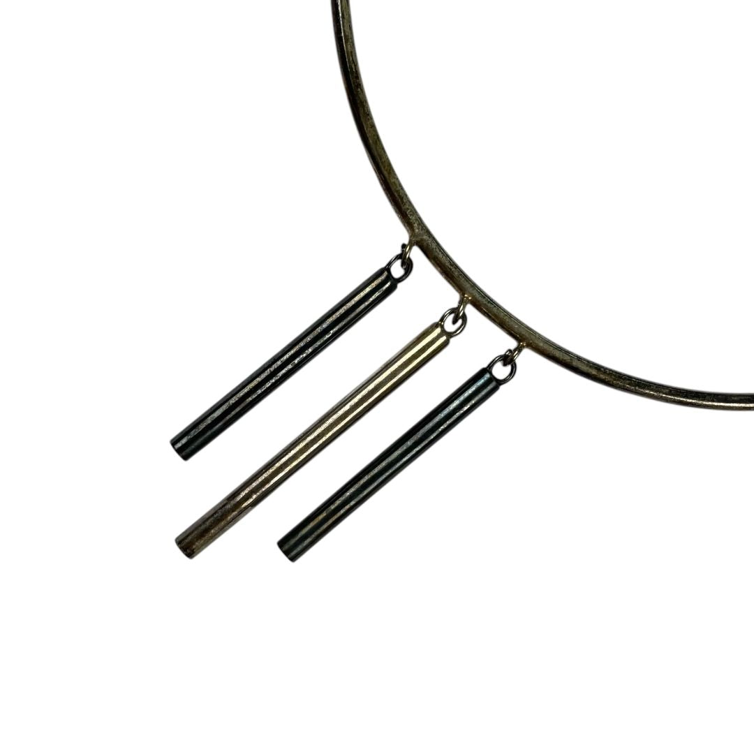 Collar CAMUSSO Color Plateado Talle Unico