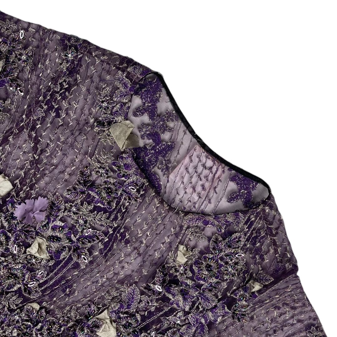 Vestido Manga Corta HOUSE OF MATCHING COLOURS Violeta Talle S