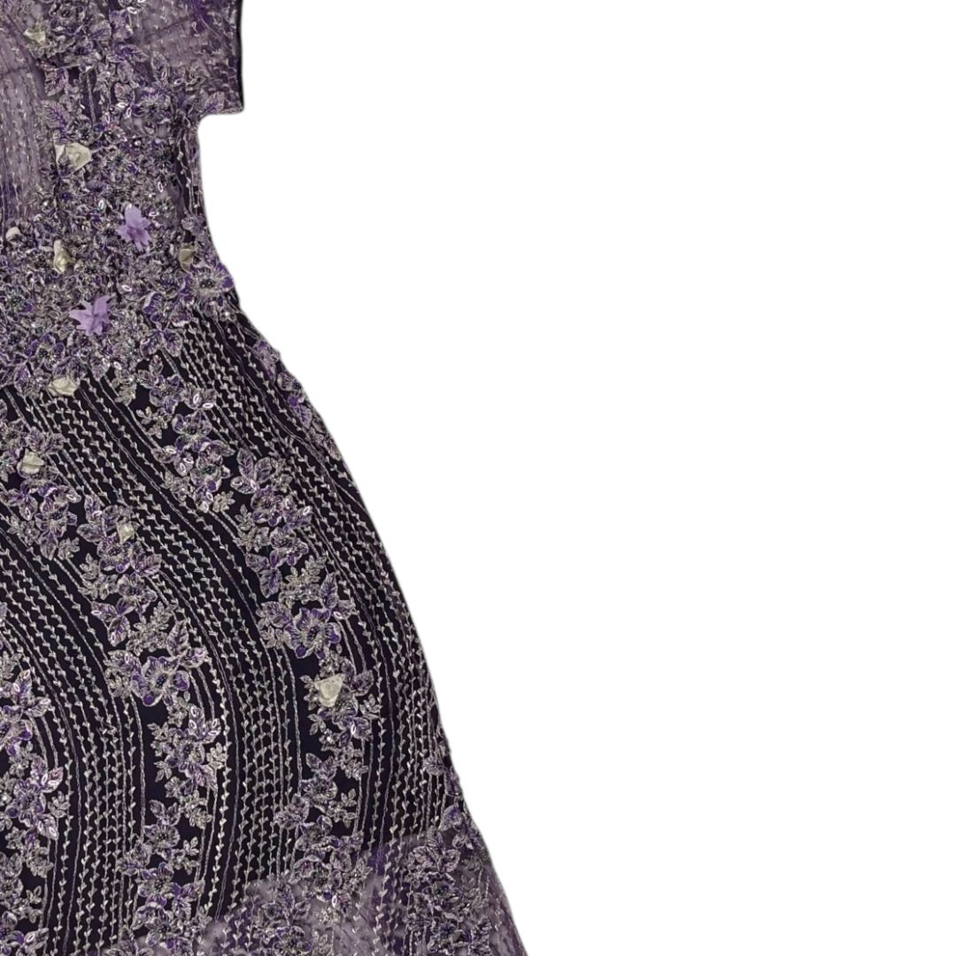 Vestido Manga Corta HOUSE OF MATCHING COLOURS Violeta Talle S