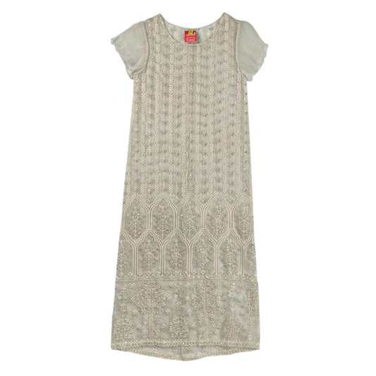 Vestido Manga Corta  HOUSE OF MATCHING COLOURS  Beige Talle XS