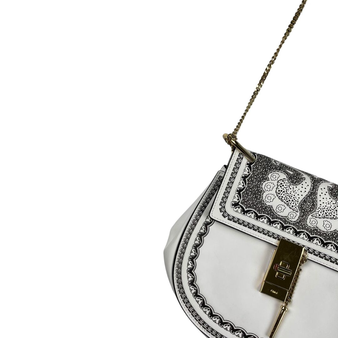 Cartera CHLOE Blanco Medida 22cm X 14cm