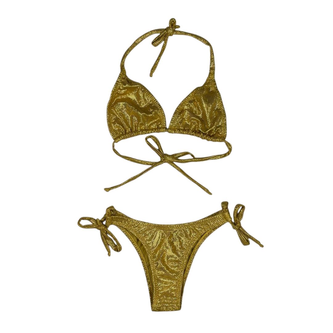 Bikini SIN MARCA Color Dorado Talle S