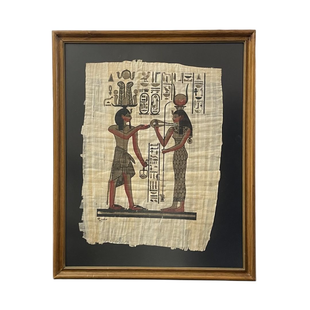 ANONIMO Arte con Vidrio Estilo Figurativo Medida 58cm X 47cm