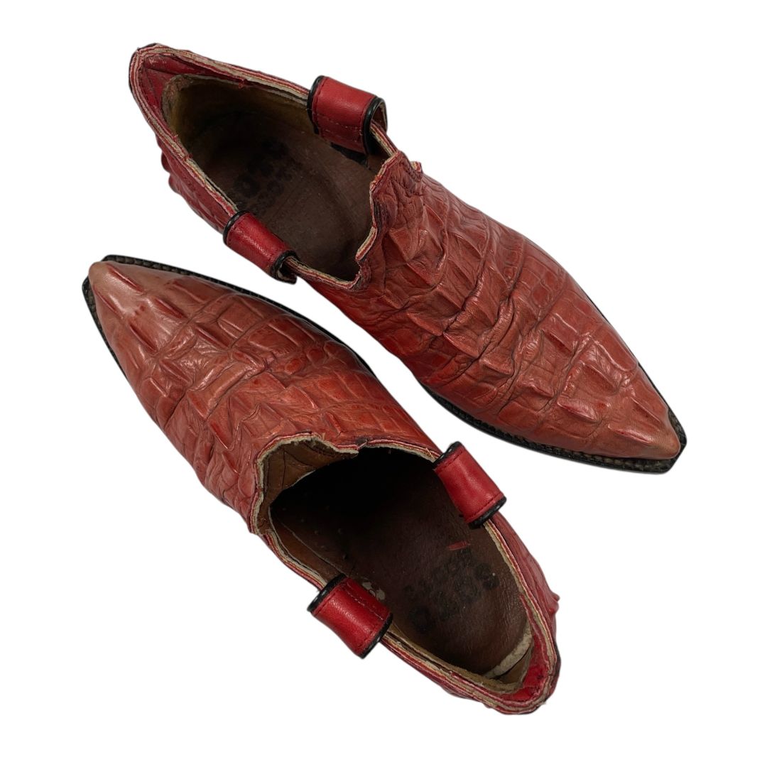 Bota Corta SOTO BOOTS Color Rojo Talle 36