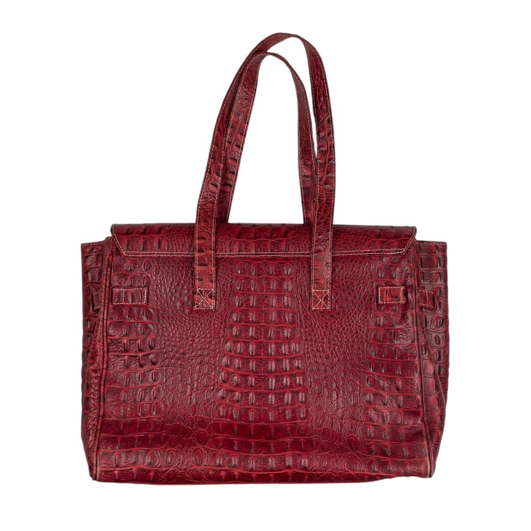 Cartera LAS PEPAS Color Rojo Medida 33cm X 25cm