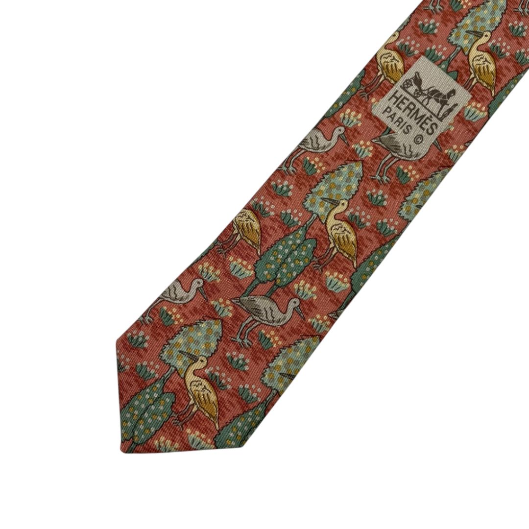 Corbata HERMES Color Varios Estampado Talle Unico