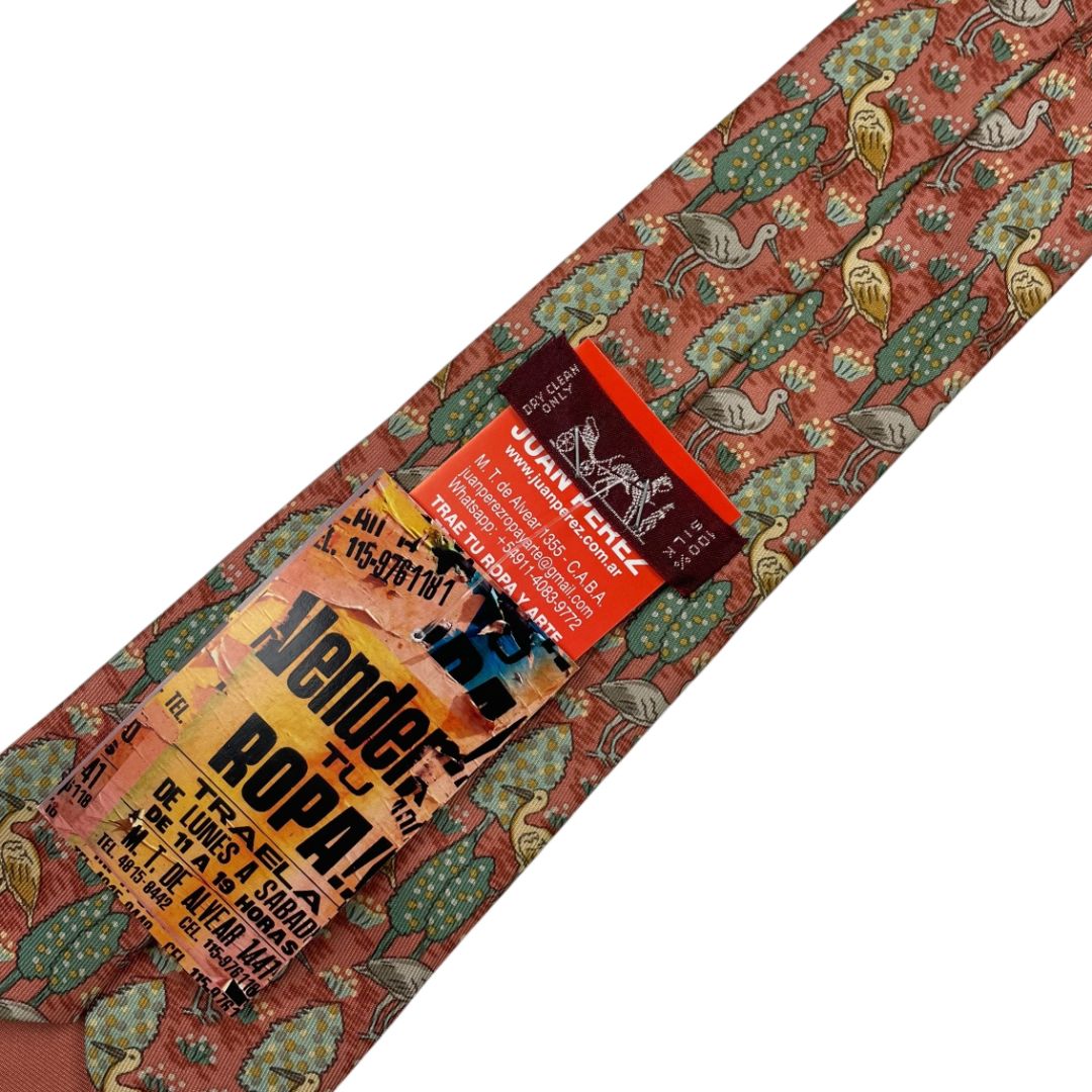 Corbata HERMES Color Varios Estampado Talle Unico