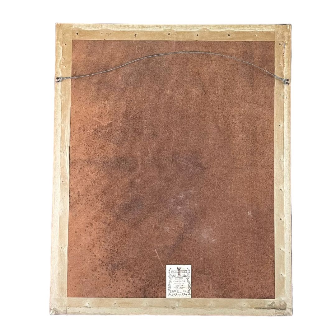 Arte con Vidrio MOI Estilo Figurativo Obra 48 cm X 62 cm Marco 64 cm X 78 cm