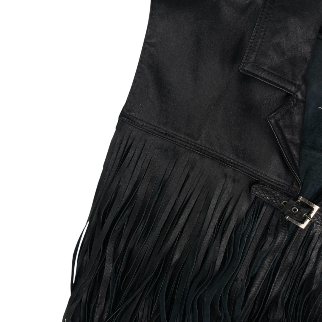 Chaleco Corto SIN MARCA Color Negro Talle M