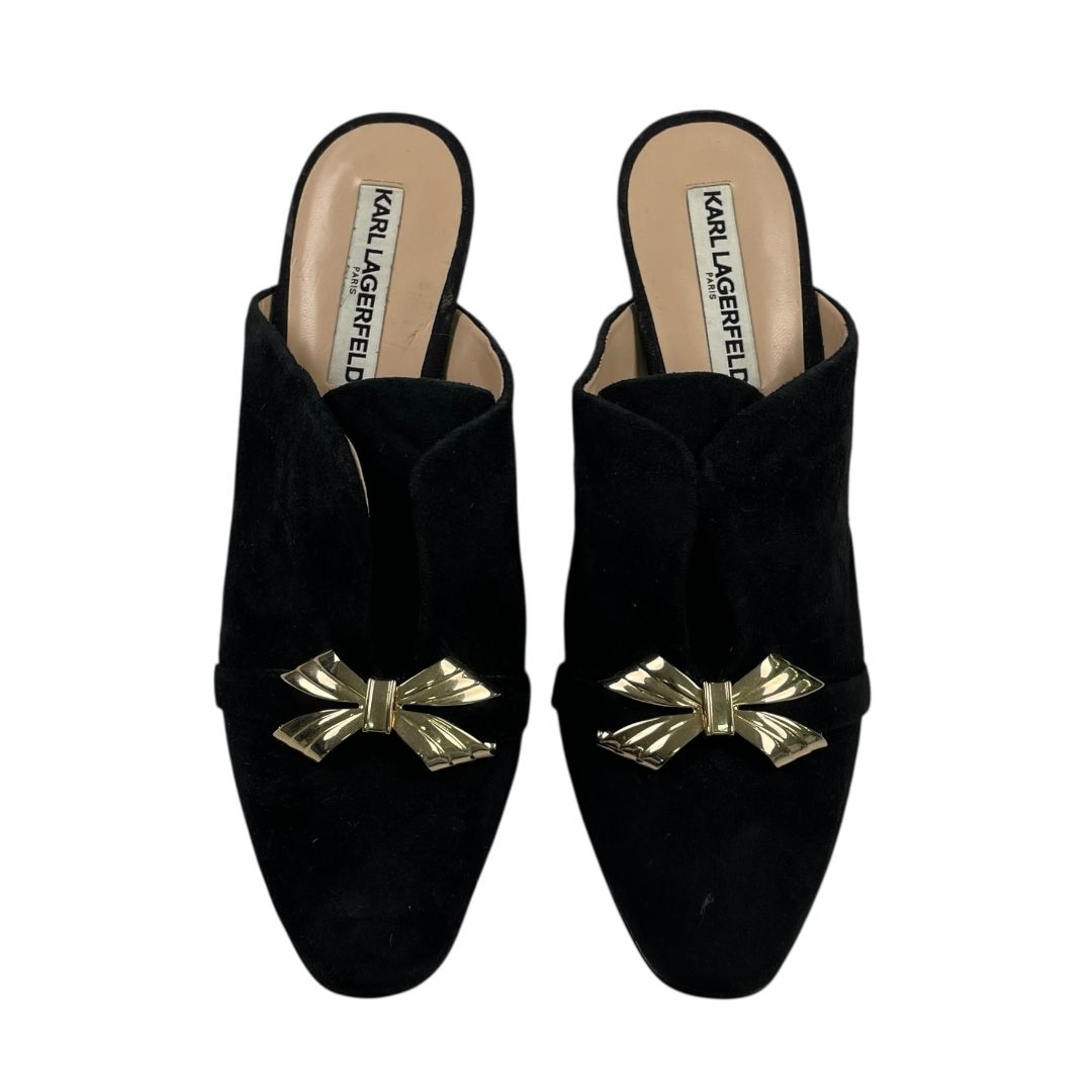 Suecos LAGERFELD Color Negro Talle 40
