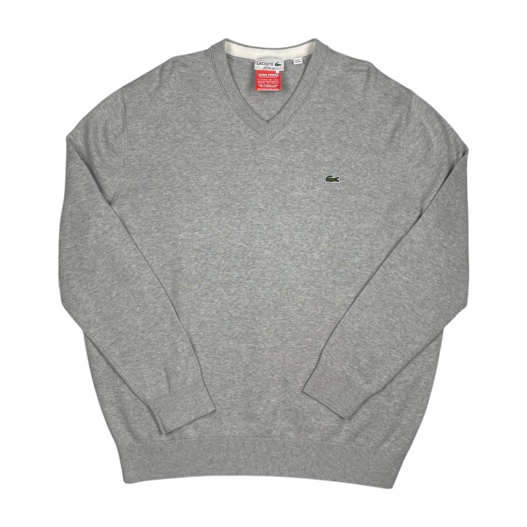 Sweater LACOSTE Color Gris Talle XXL
