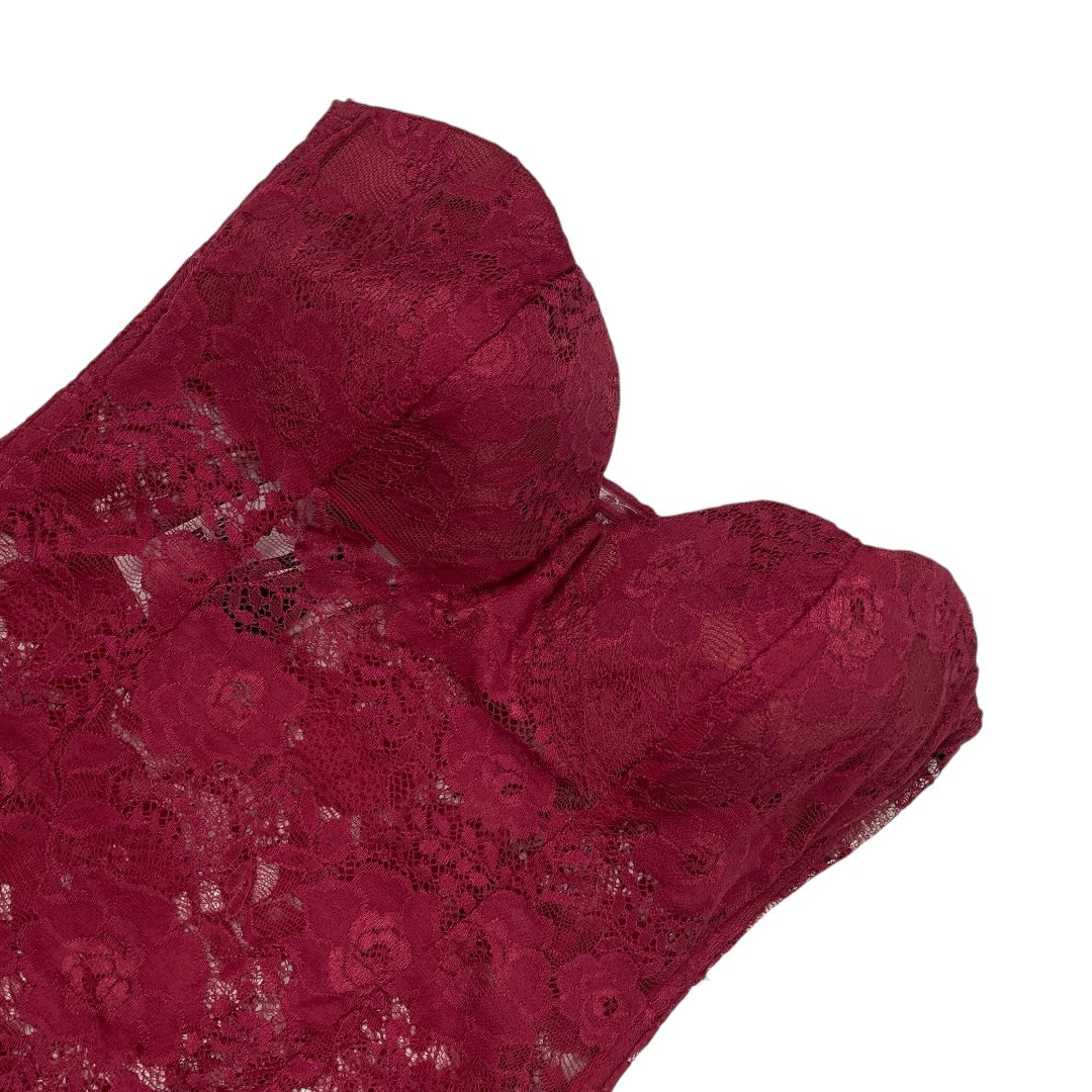 Body LA PERLA Color Bordeaux Talle 85