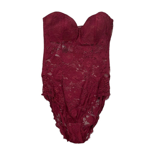 Body  LA PERLA  Color Bordeaux Talle 85