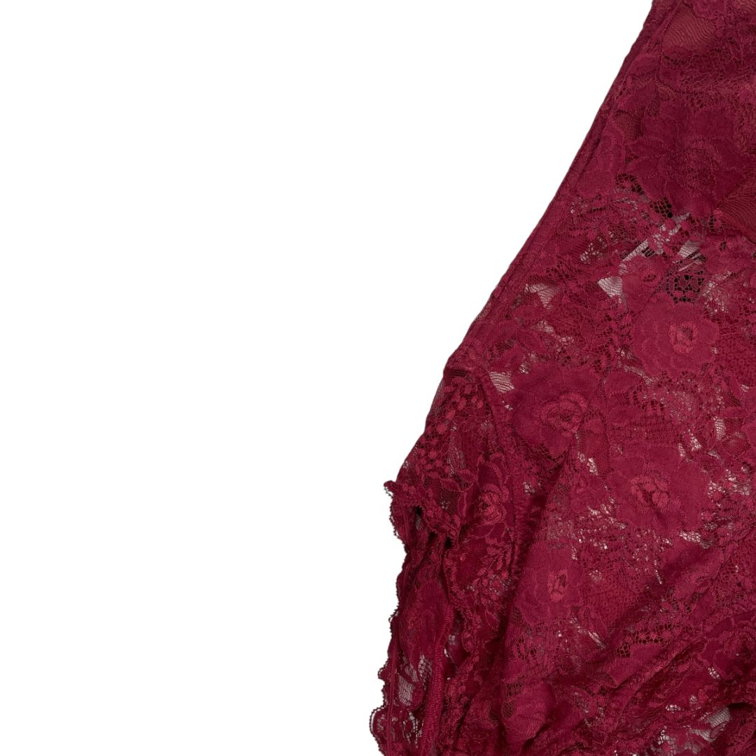 Body LA PERLA Color Bordeaux Talle 85