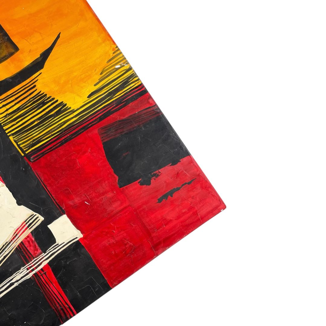 Arte sin Vidrio ANONIMO Estilo Abstracto Obra 120cm X 80cm