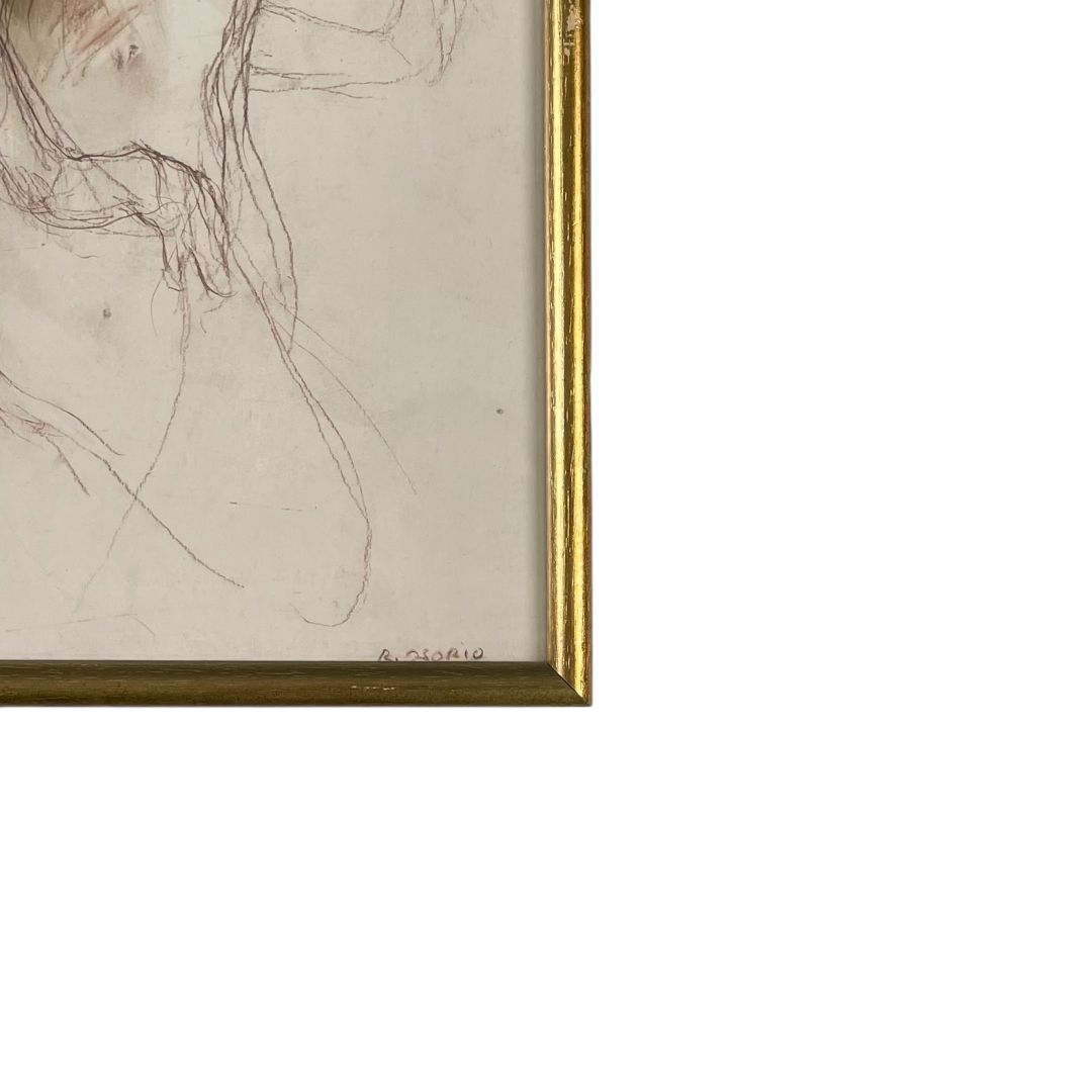 Arte con Vidrio R. OSORIO Estilo Figurativo Obra 37 cm X 24 cm Marco 40 cm X 27 cm
