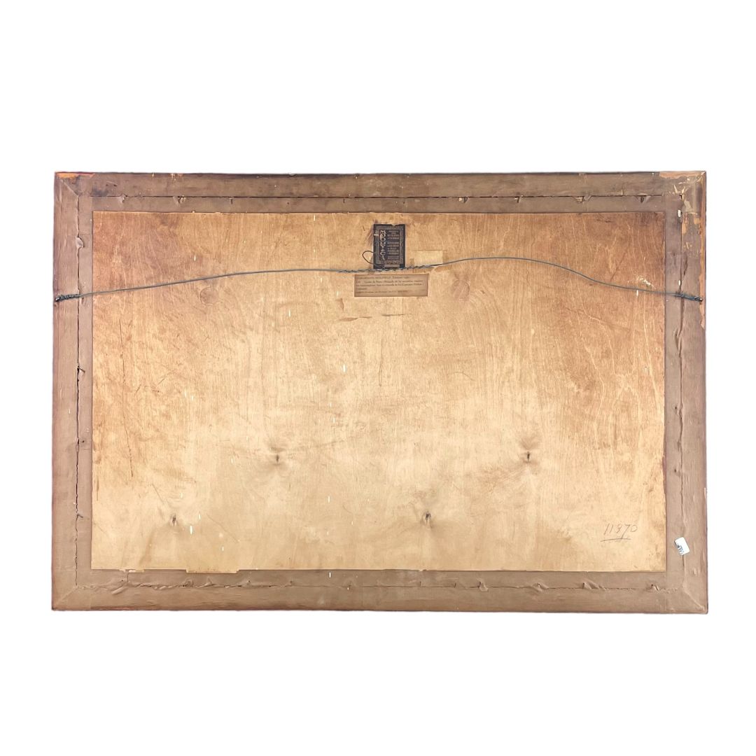 Arte con Vidrio DICKINSON Estilo Figurativo Obra 49 cm X 87 cm Marco 70 cm X 104 cm