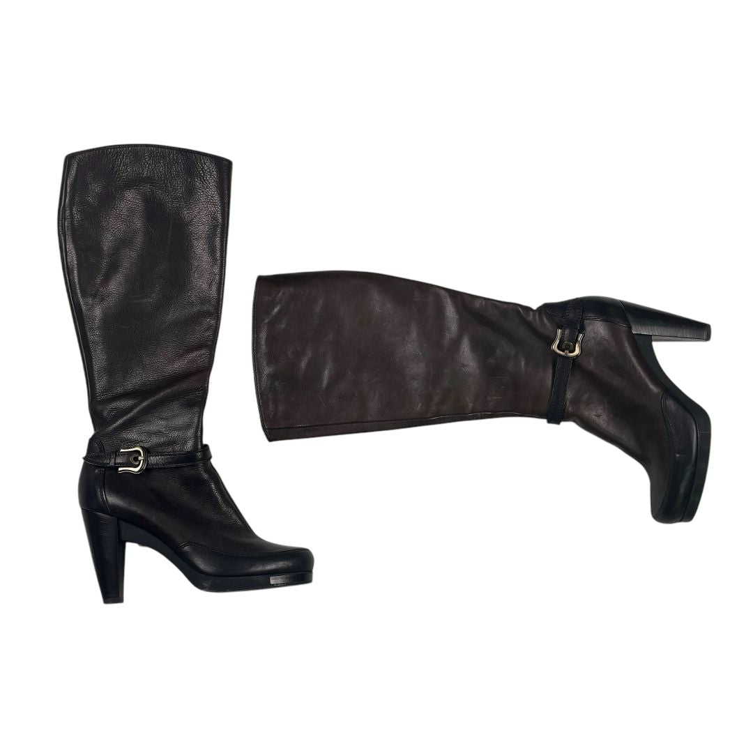 Bota Larga  FENDI  Color Marron Talle 40