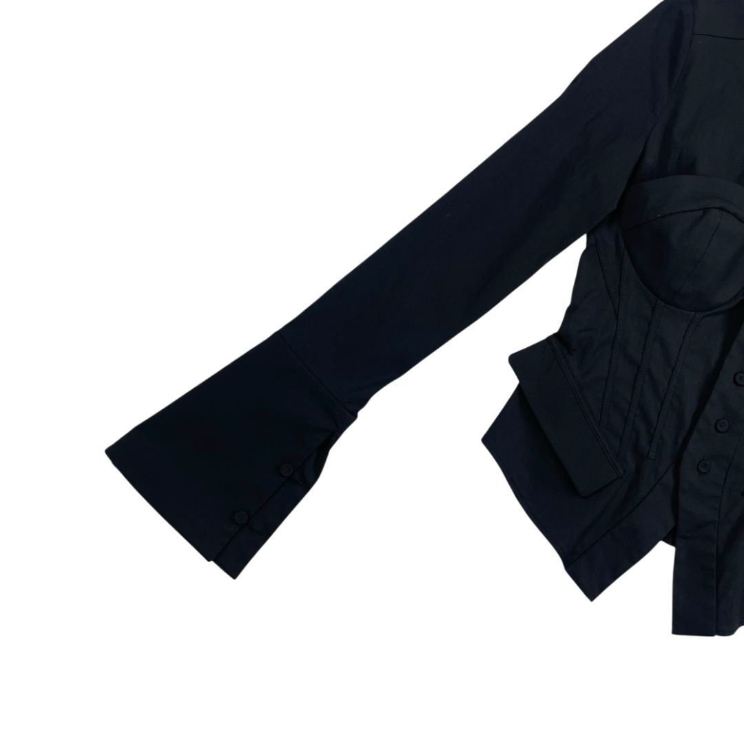 Camisa Manga Larga SIN MARCA Negro Talle S