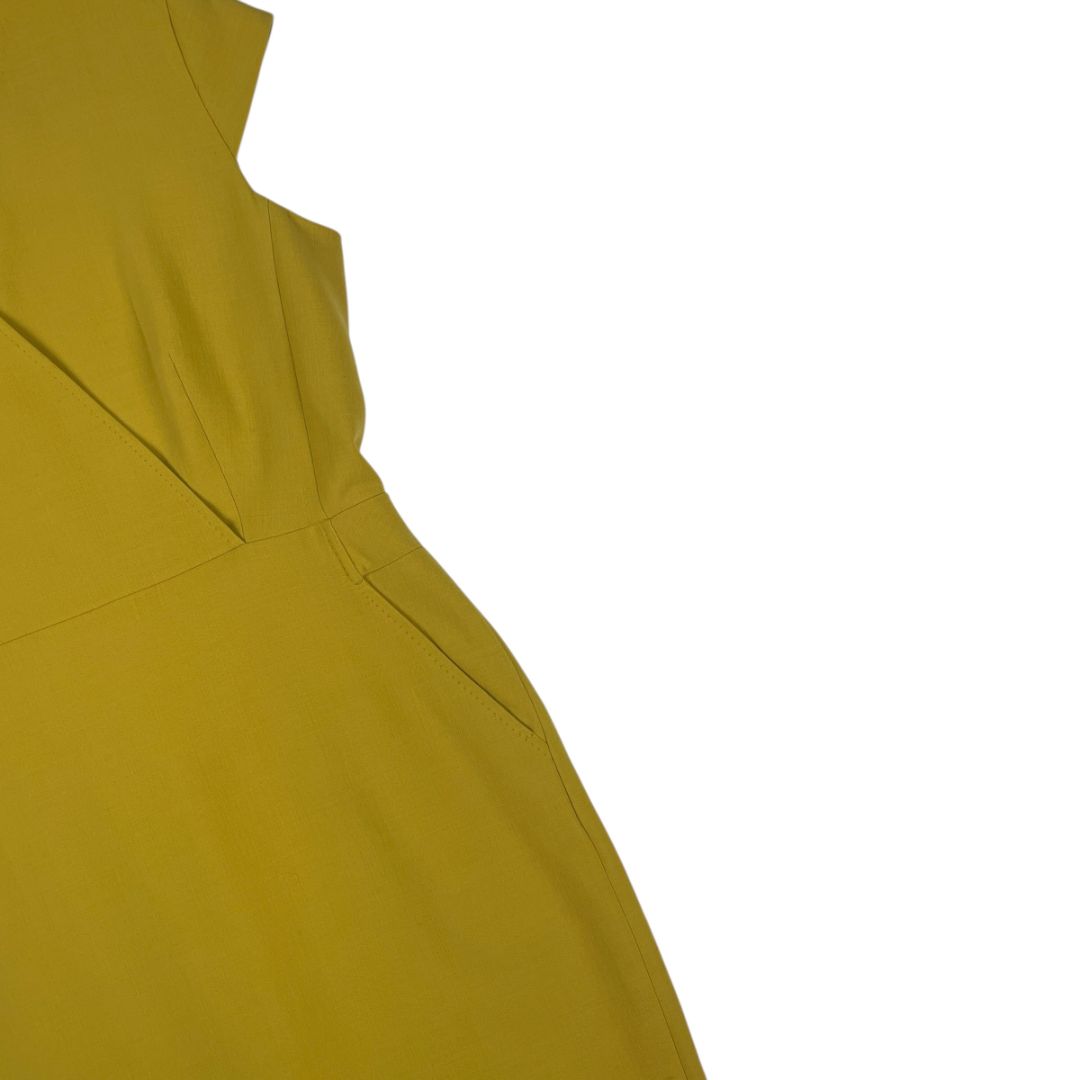 Vestido Sin Manga MAX MARA Mostaza Talle 42
