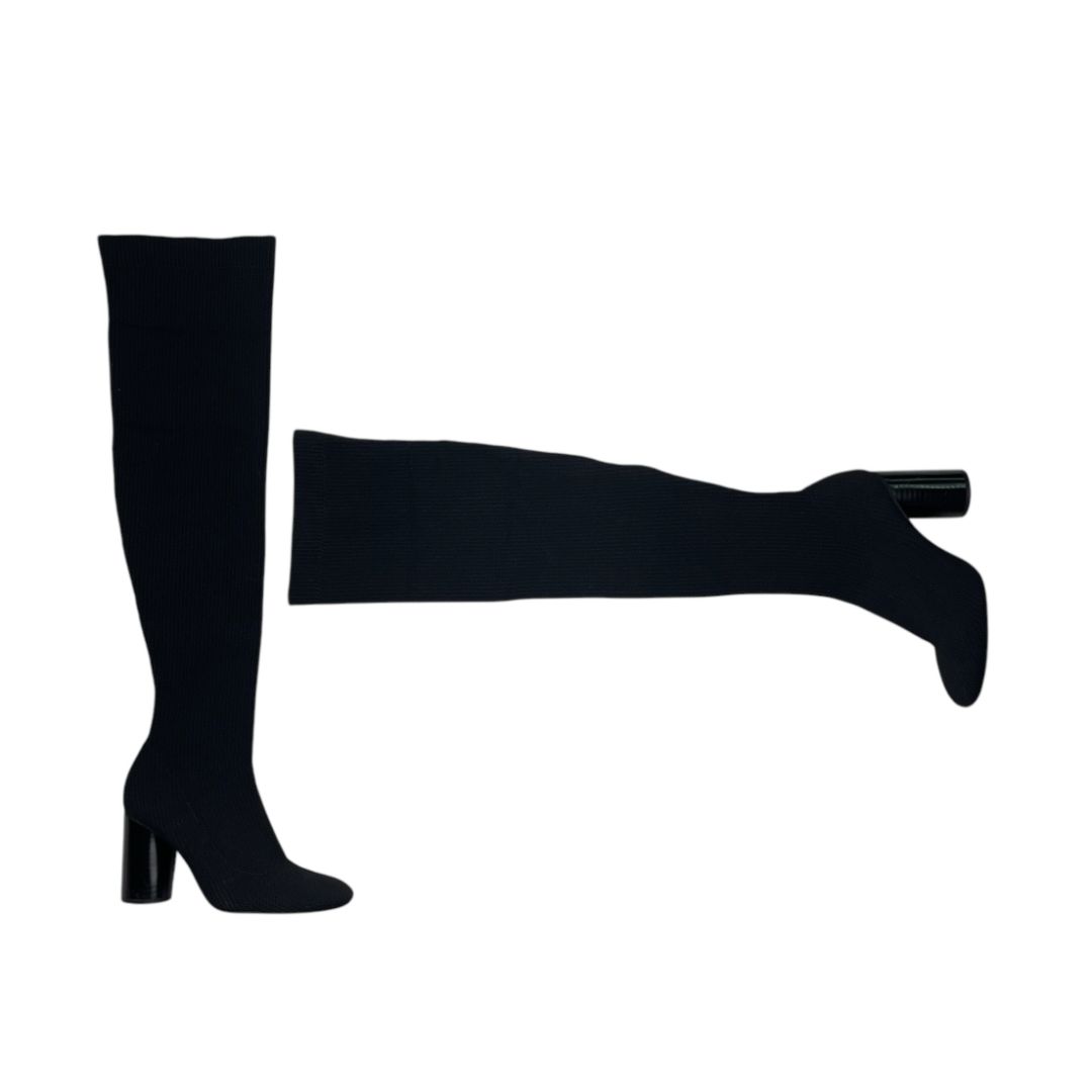 Bota Bucanera BERSHKA Color Negro Talle 37
