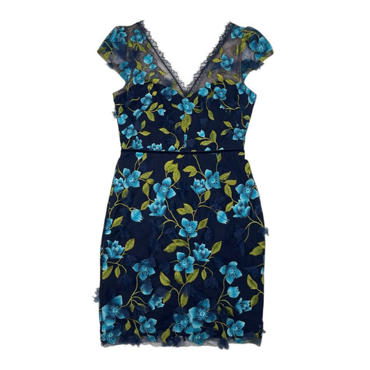 Vestido Sin Manga  MARCHESA  Color Varios Floral Talle 12
