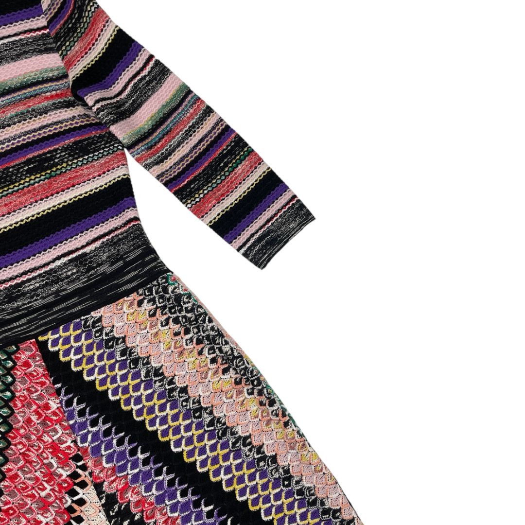 Vestido Manga Larga MISSONI Color Varios Talle 46