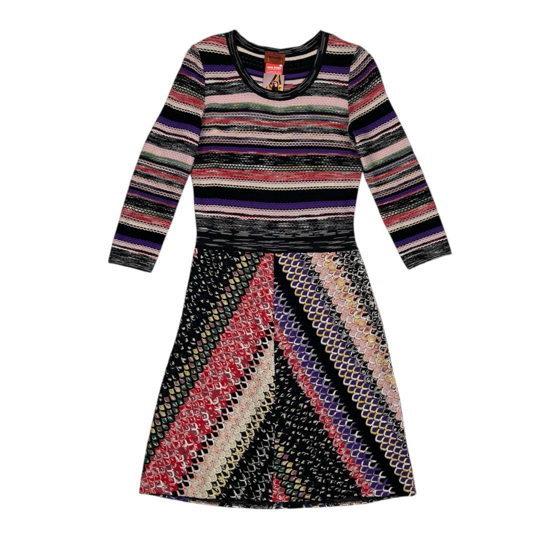 Vestido Manga Larga MISSONI Color Varios Talle 46