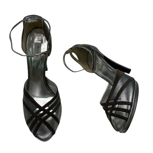 Sandalias  MAX MARA  Color Plateado Talle 39