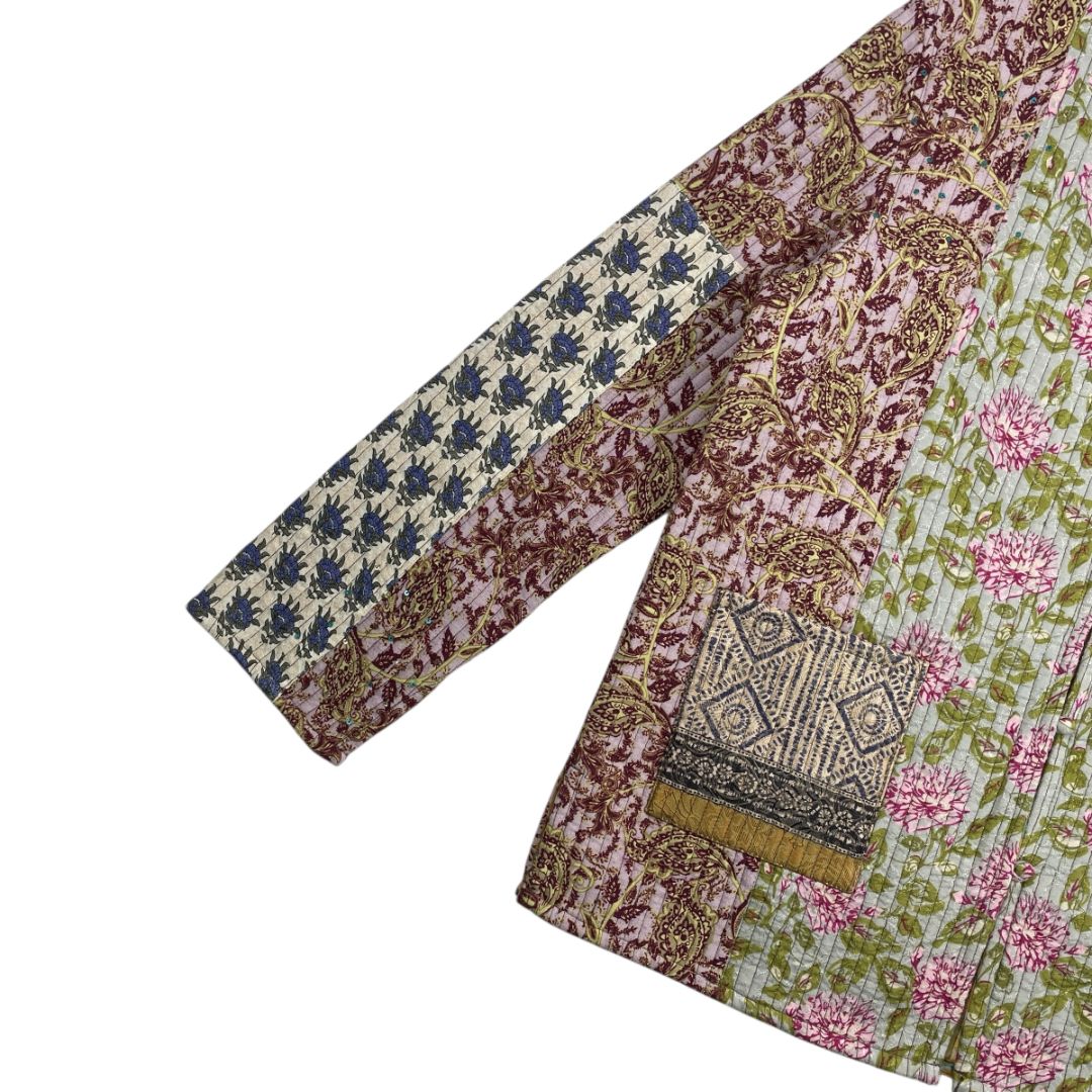 Saco ZARA Color Varios Floral Talle XS