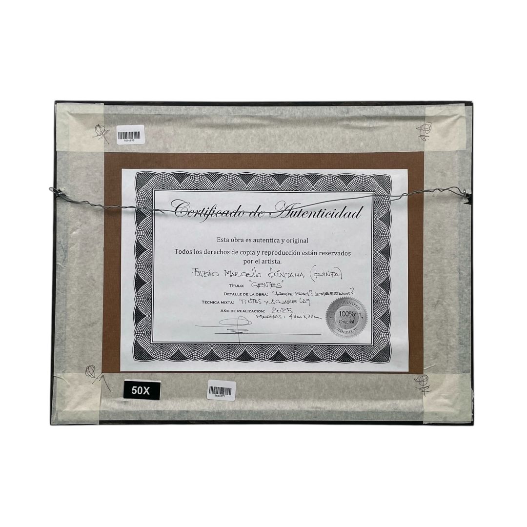 Arte con Vidrio FABIO MARCELO QUINTANA Estilo Abstracto Medida 42cm X 31cm