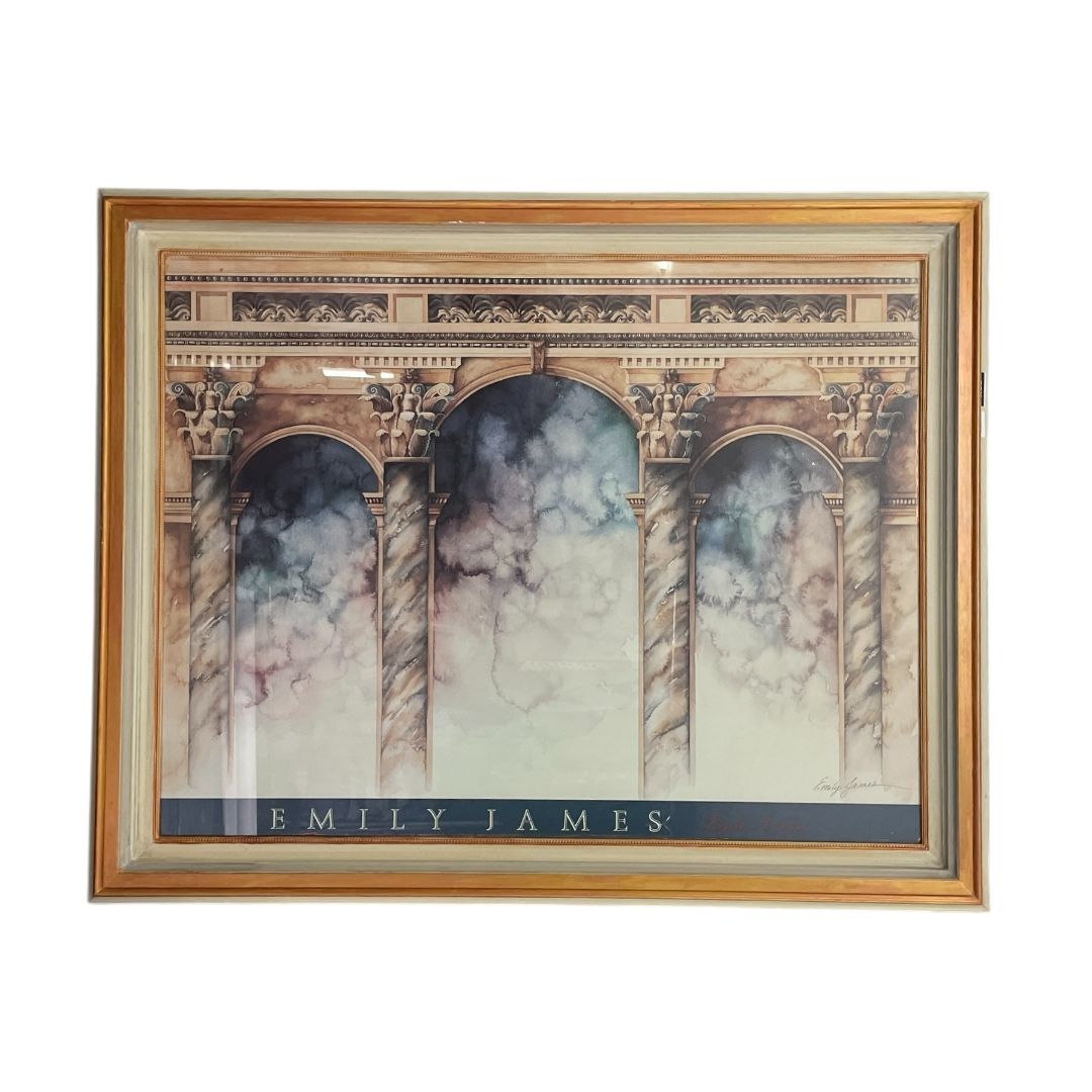 ANONIMO Arte con Vidrio Estilo Figurativo Medida 100cm X 80cm