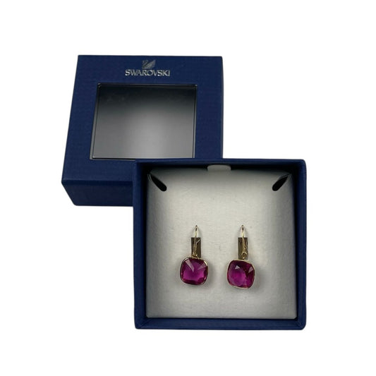 Aros  SWAROVSKI  Color Rosa Talle Unico