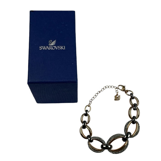 Pulsera  SWAROVSKI  Color Varios Plateado y Dorado Talle Unico