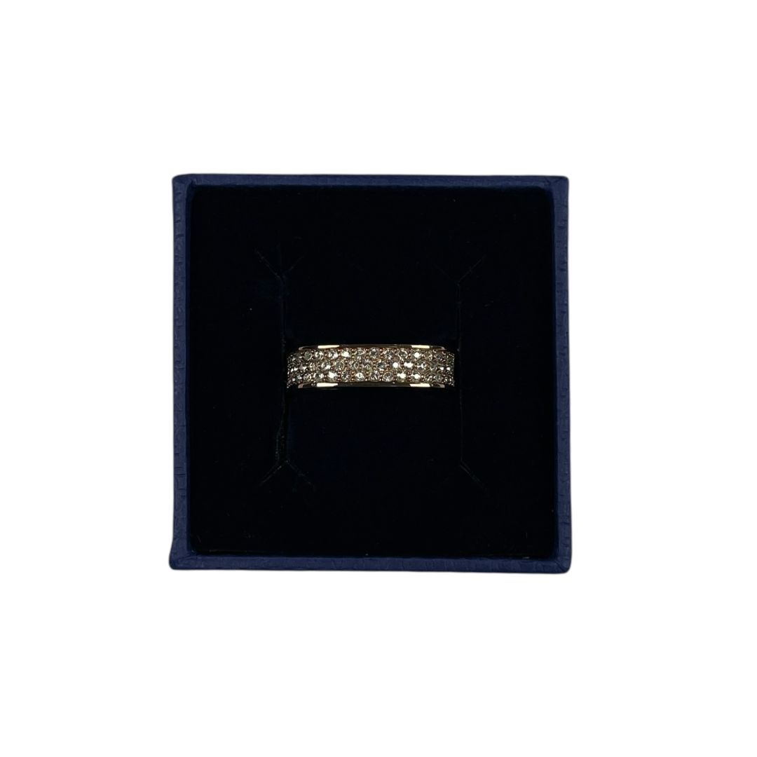 Anillo SWAROVSKI Color Dorado Talle Unico