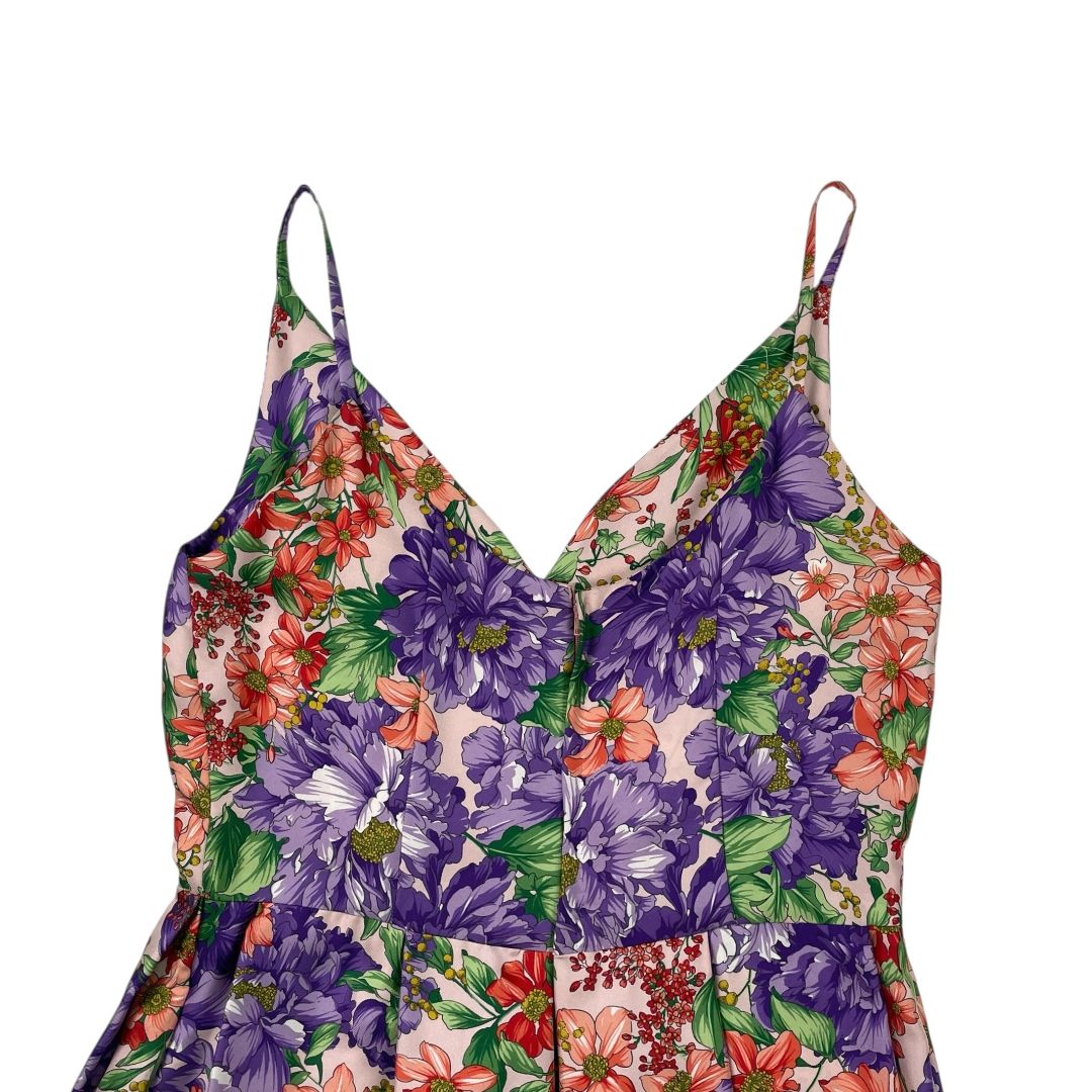 Vestido Sin Manga MENAGE A TROIS Color Varios Floral Talle 40
