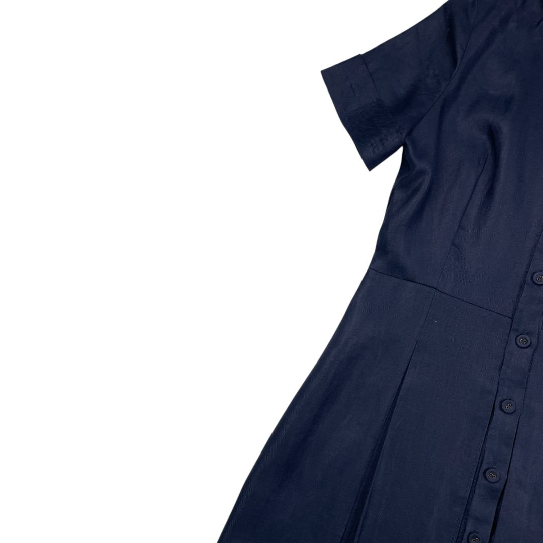 Vestido Manga Corta MENAGE A TROIS Color Azul Talle 42