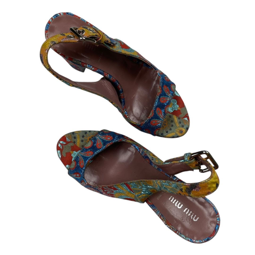 Sandalias MIU MIU Varios Estampado Talle 37,5