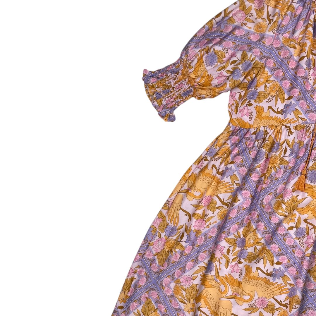 Vestido Manga Corta SIN MARCA Varios Estampado Talle S