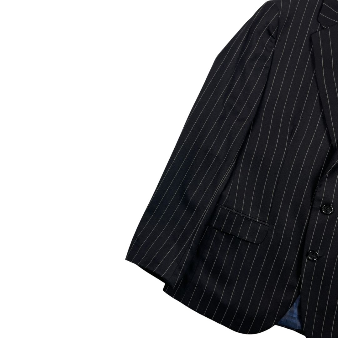 Conjunto X2 Pantalon Y Saco AZZARO Color Negro Talle 42
