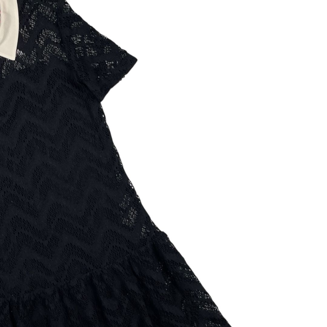 Vestido Manga Corta SANDRO Color Negro Talle S