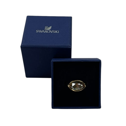 Anillo  SWAROVSKI  Color Dorado Talle Unico