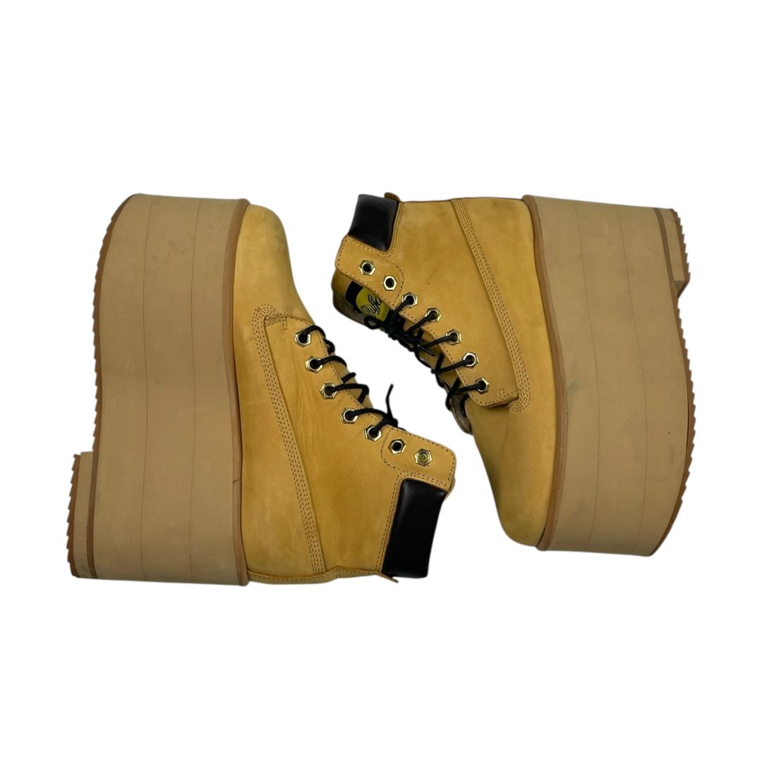 Plataformas BUFFALO Color Mostaza Talle 36