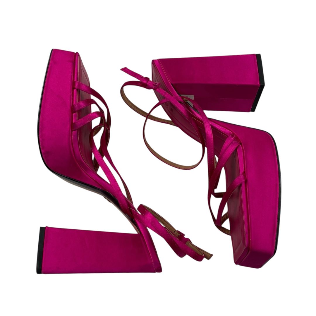 Sandalias ZARA Color Fucsia Talle 38