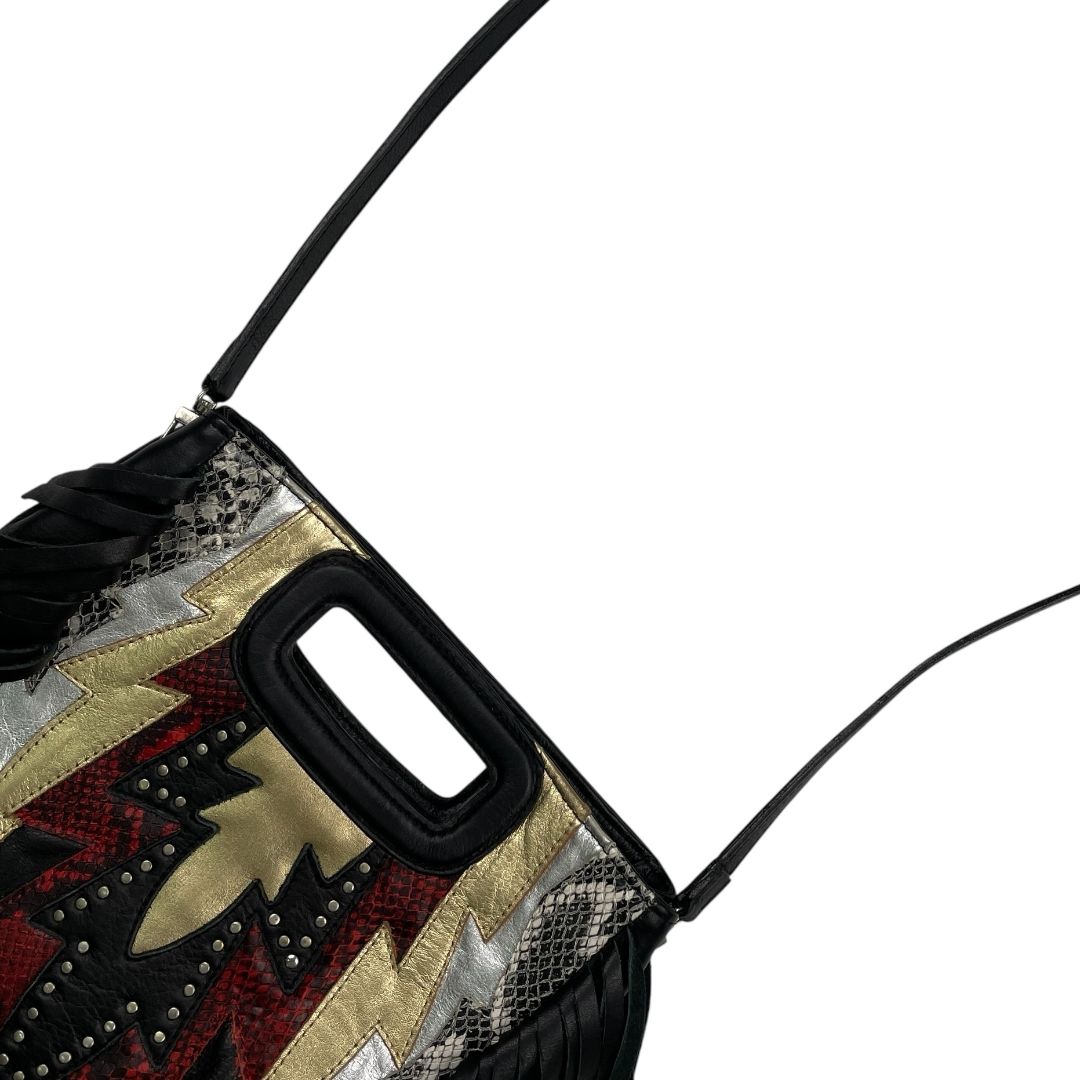 Cartera RAPSODIA Color Varios Negro y Dorado Medida 26cm X 23cm