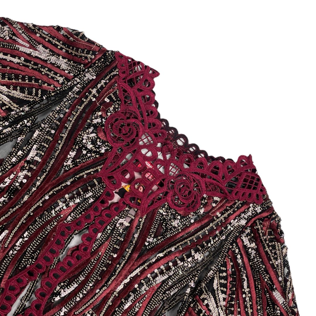 Saco JAVIER SAIACH Color Bordeaux Talle M