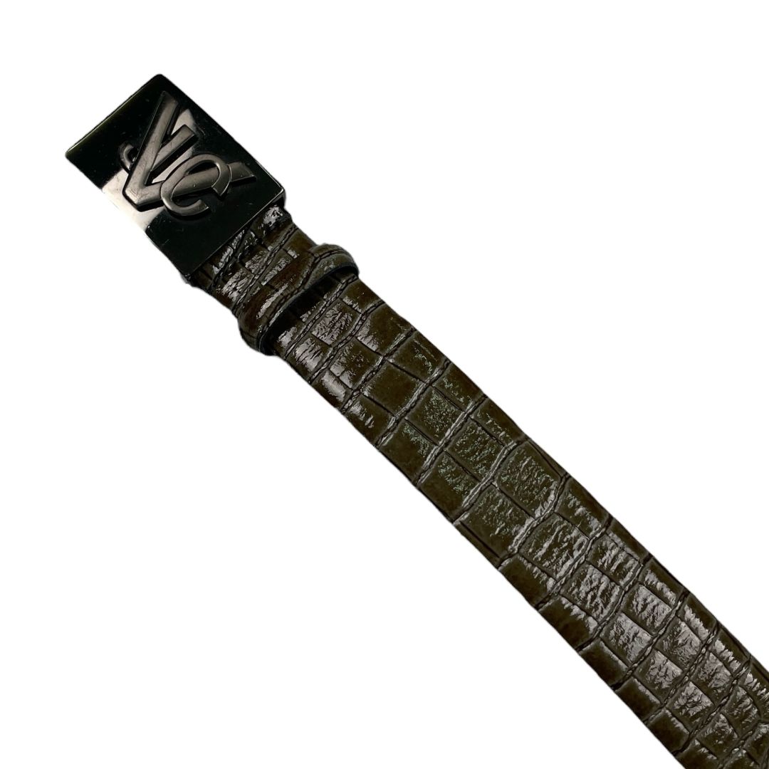 Cinturon Otro VERSACE Color Verde Medida 70cm