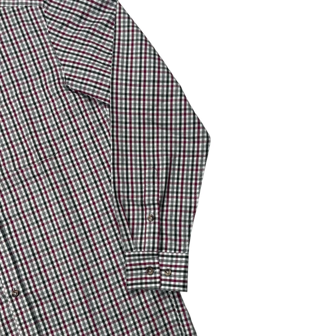 Camisa Manga Larga LACOSTE Color Varios Cuadrille Talle 38